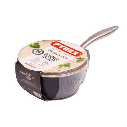 Pyrex Zero Scratch Saucepan & Lid 16cm thumbnail 2