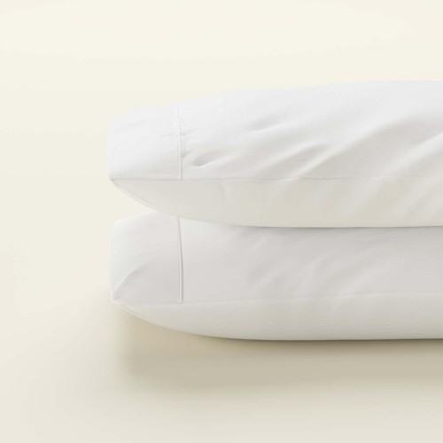 M&S Collection 2pk Egyptian Cotton 230 Thread Count Pillowcases Ice White thumbnail 2