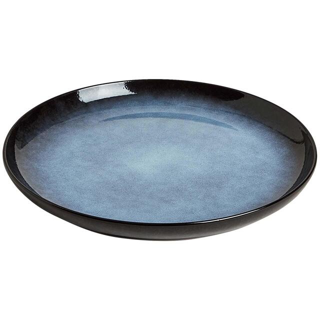 M&S Amberley Reactive Dinner Plate 1SIZE Navy thumbnail 2