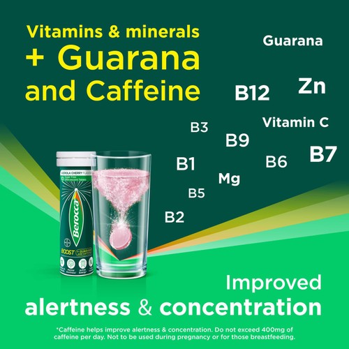 Berocca Boost Energy Vitamin Effervescent Tablets thumbnail 3