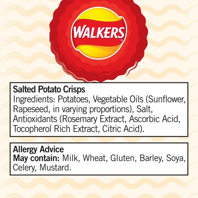 Walkers Crinkles Simply Salted Sharing Bag Crisps thumbnail 2