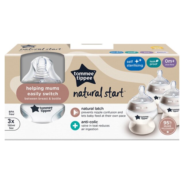Tommee Tippee Anti-Colic Baby Bottles 3 pack thumbnail 3