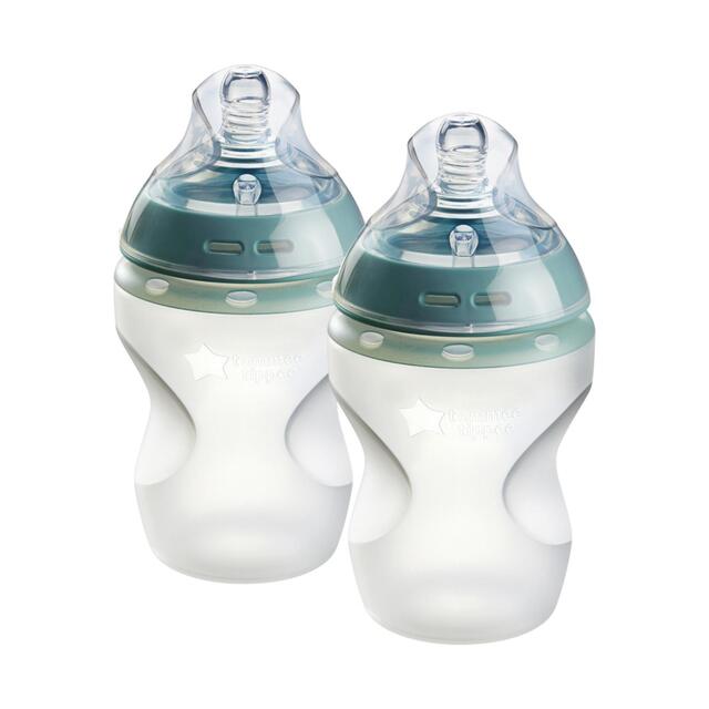 Tommee Tippee Natural Start Silicone Bottle 2 x 260ml pack