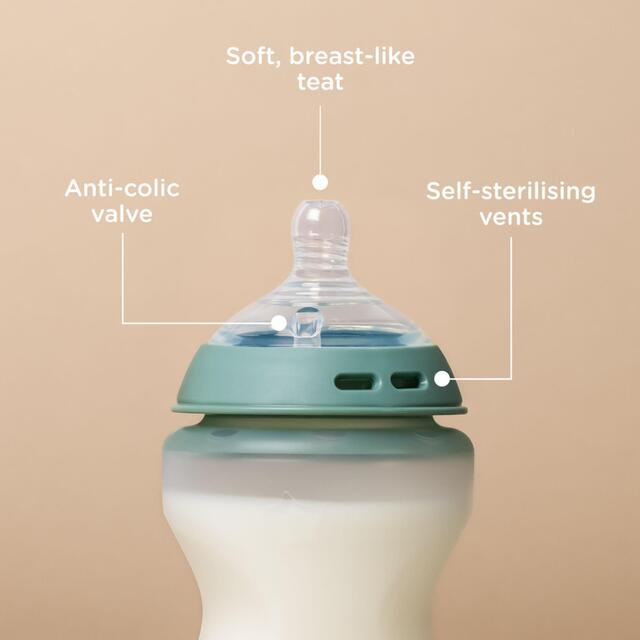 Tommee Tippee Natural Start Silicone Bottle 2 x 260ml pack thumbnail 3
