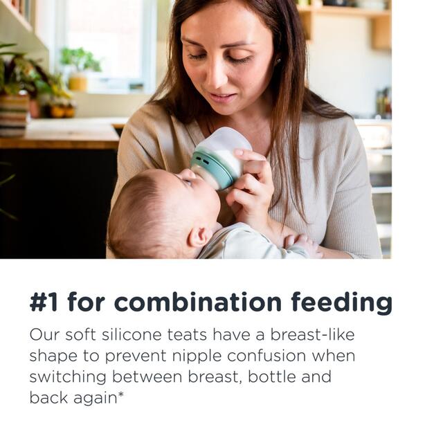 Tommee Tippee Natural Start Silicone Bottle 2 x 260ml pack thumbnail 4