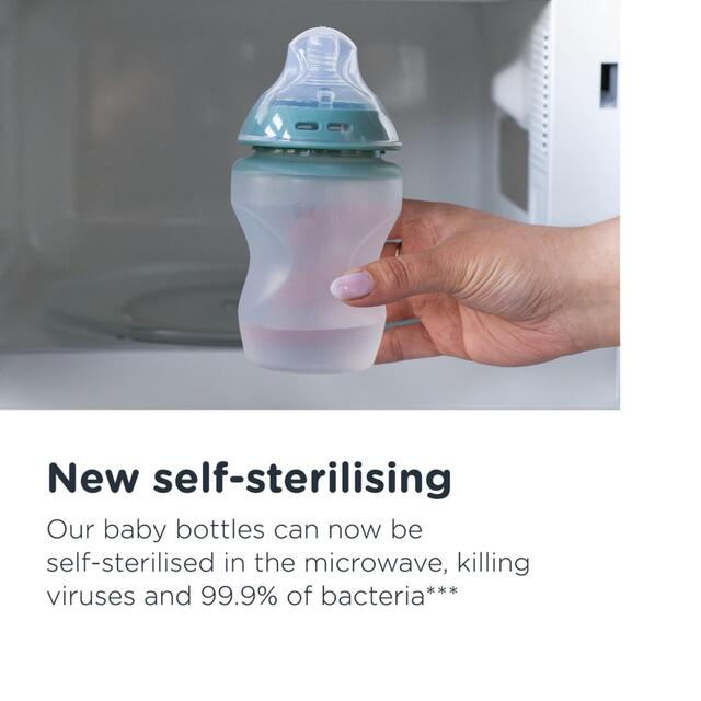 Tommee Tippee Natural Start Silicone Bottle 2 x 260ml pack thumbnail 7