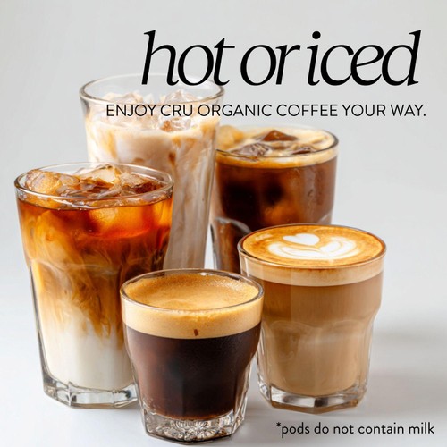 CRU Kafe Organic Fairtrade Decaf Pods 10s thumbnail 7