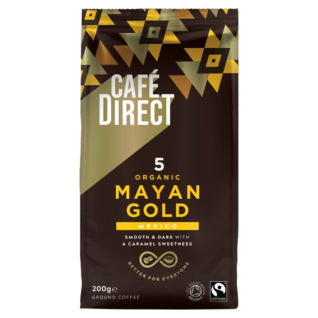 Cafedirect Fairtrade Organic Mayan Gold Mexico Ground Coffee