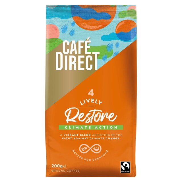 Cafedirect Fairtrade Restore Lively Roast Ground Coffee thumbnail 2