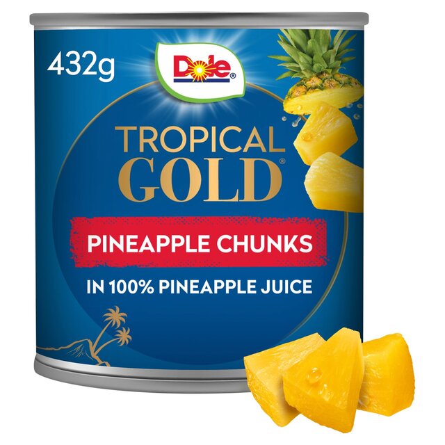 Dole Pineapple chunks in juice cans