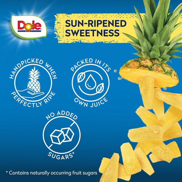 Dole Pineapple small chunks in juice cans thumbnail 4