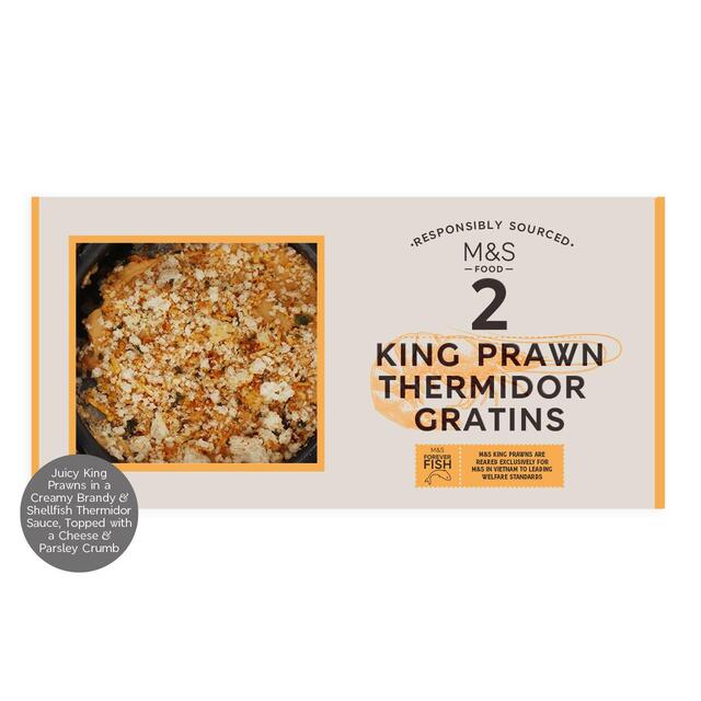 M&S M&S King Prawn Thermidor Gratin 240g thumbnail 2