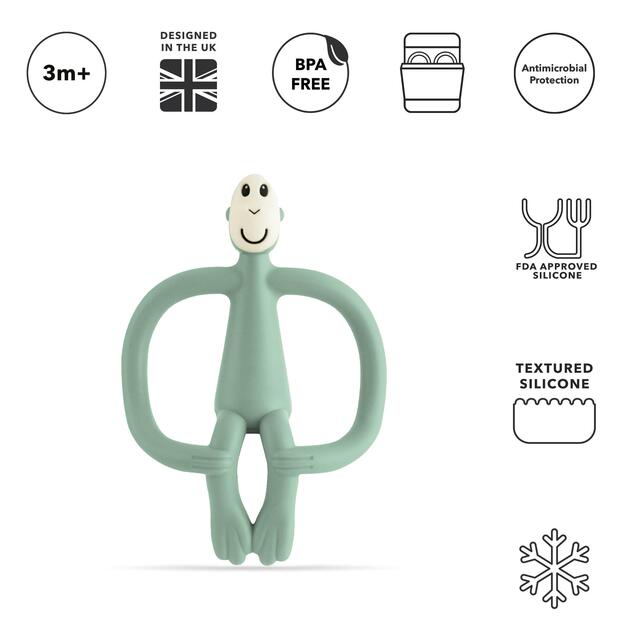 Matchstick Monkey Original Teether - Mint Green thumbnail 7