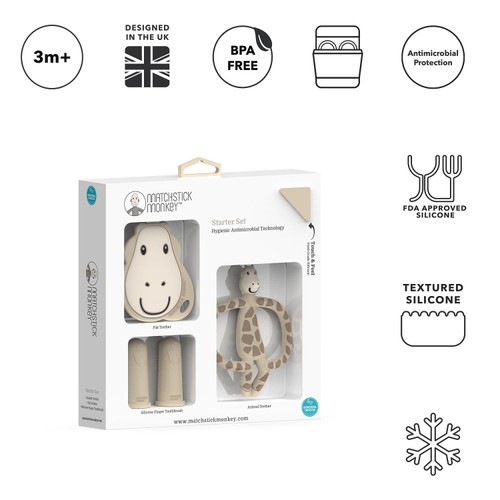 Matchstick Monkey Gigi Giraffe Teething Starter Set thumbnail 10