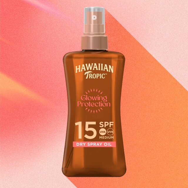 Hawaiian Tropic Protective SPF 15 Dry Oil Sunscreen Spray thumbnail 4