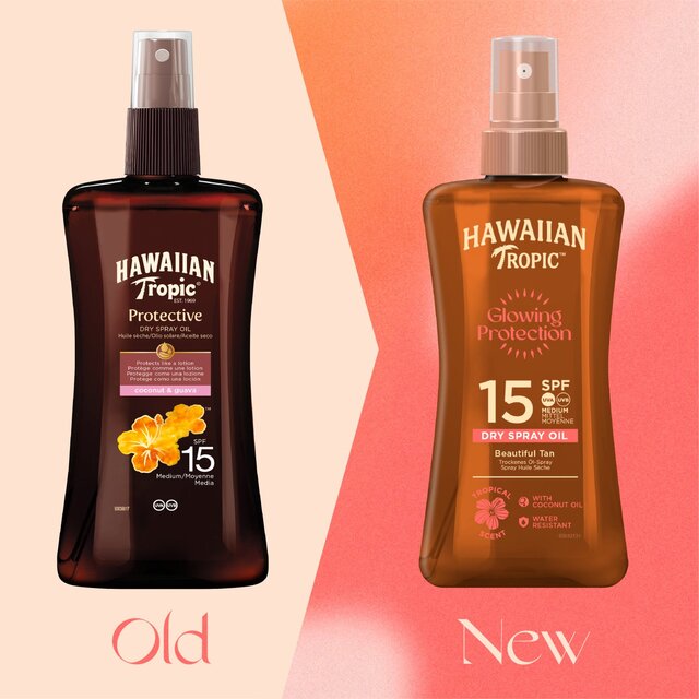 Hawaiian Tropic Protective SPF 15 Dry Oil Sunscreen Spray thumbnail 6
