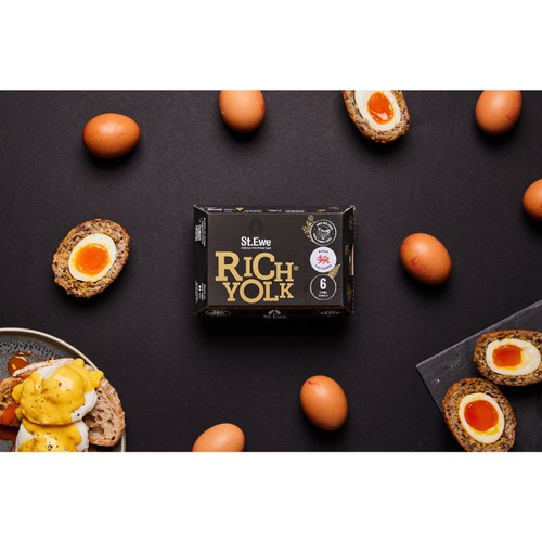 St. Ewe Rich Yolk 6 Free-Range Eggs Large thumbnail 2