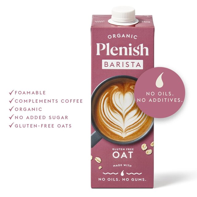Plenish Organic Oat Barista Milk Long Life thumbnail 6