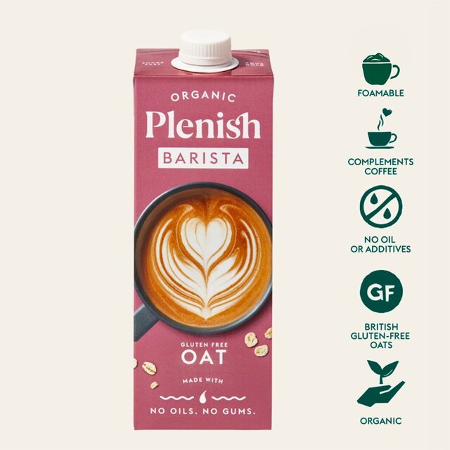 Plenish Organic Oat Barista Milk Long Life thumbnail 7