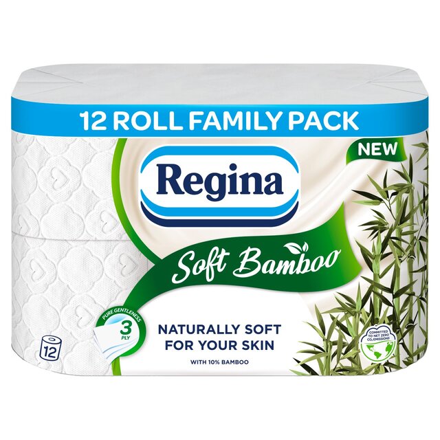 Regina Soft Bamboo Toilet Roll 12 Roll