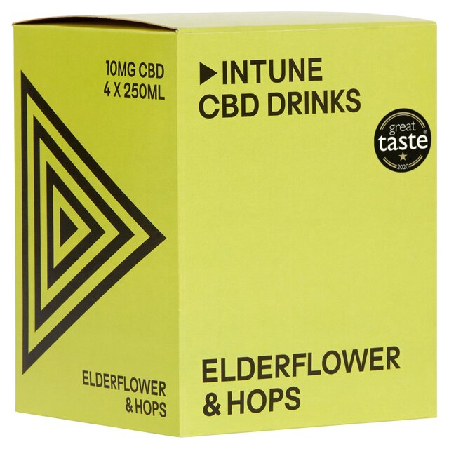 INTUNE Elderflower & Hops Sparkling CBD Drink thumbnail 2