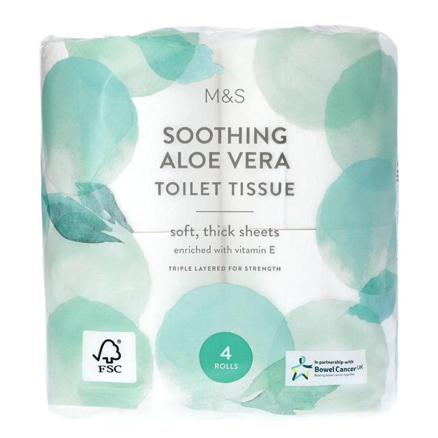 M&S Soothing Aloe Vera Toilet Tissue
