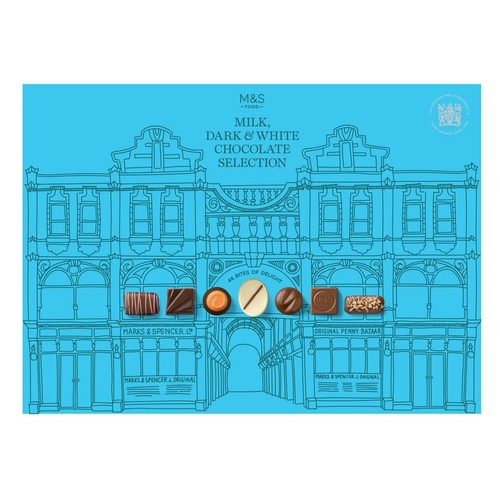 M&S Milk Dark & White Chocolate Selection thumbnail 2