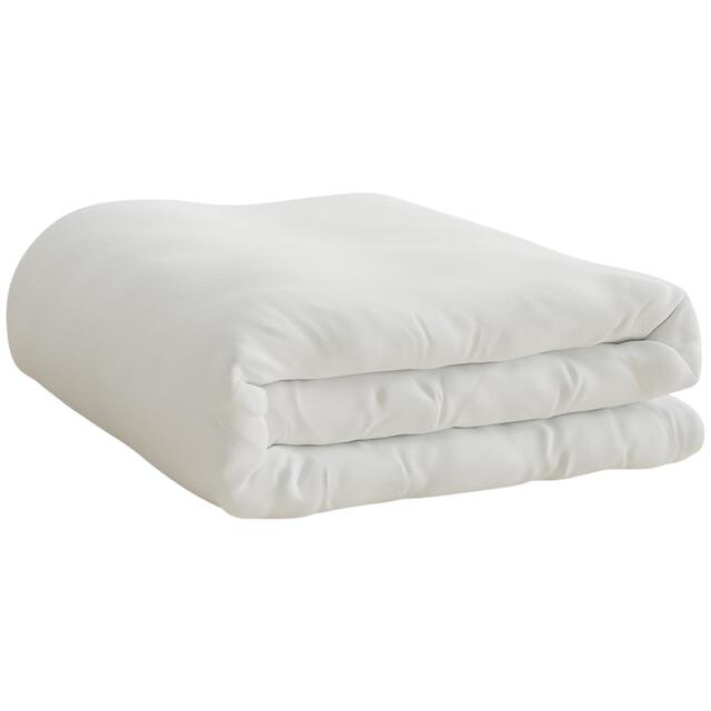 M&S Egyptian Cotton 230 Thread Count Duvet Cover, Double-King, Ice White