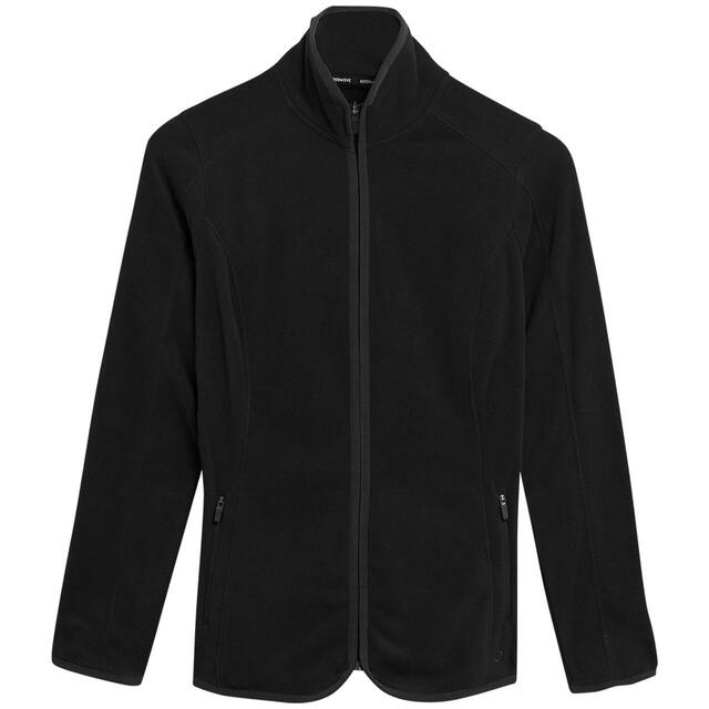 M&S Womens Goodmove Funnel Neck Fleece, 8-18, Black