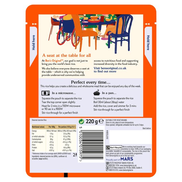 Ben's Original Jasmine Microwave Rice thumbnail 3