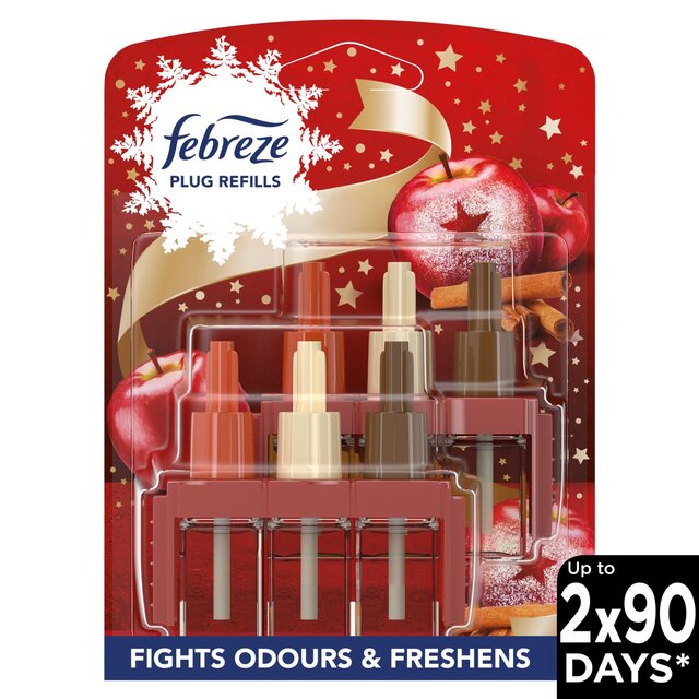 Febreze 3Volution Air Freshener Twin Plug in Refill Spiced Apple