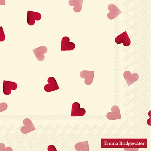 Emma Bridgewater Pink Hearts Napkins