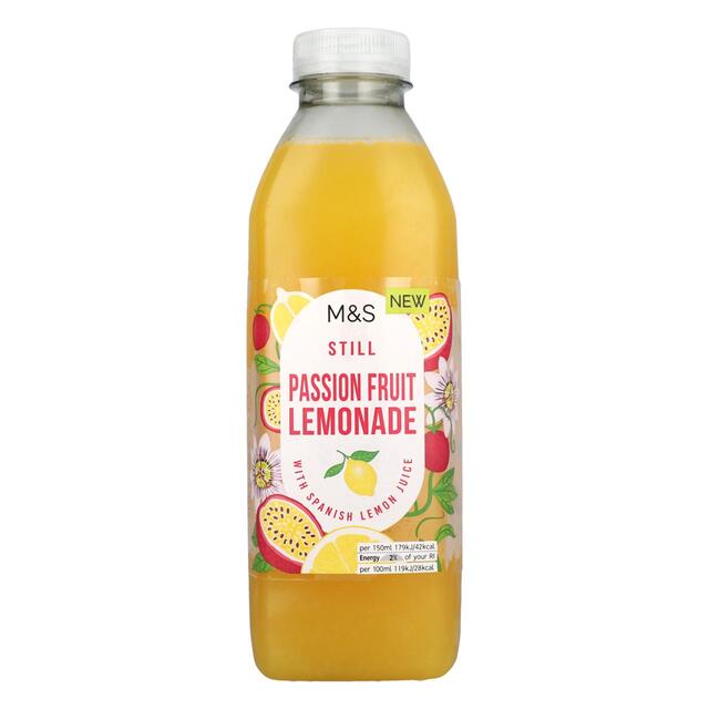 M&S Still Passion Fruit Lemonade