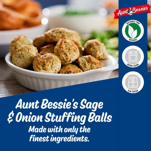 Aunt Bessie's 10 Sage & Onion Stuffing Balls thumbnail 3