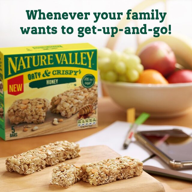 Nature Valley Oaty & Crispy Honey Cereal Bars thumbnail 2