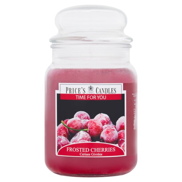 Price's Frosted Cherries Large Jar Candle thumbnail 2