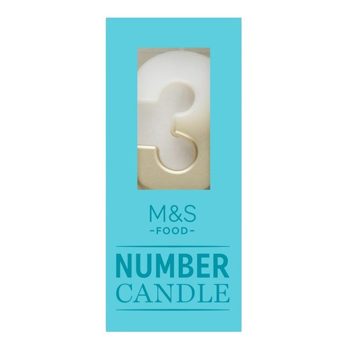 M&S Number 3 Candle