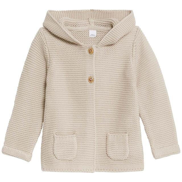 M&S Hooded Chunky Cardigan, 0 Months-3 Years