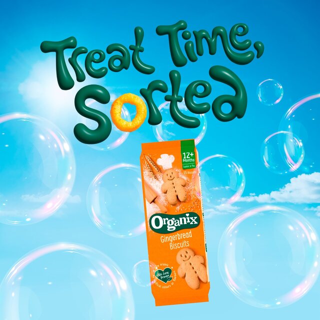 Organix Mini Gingerbread Men Biscuits Toddler Snacks Multipack 12 months+ thumbnail 9