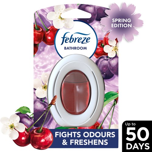 Febreze Bathroom Gel Air Freshener Plum & Cherry Refresh