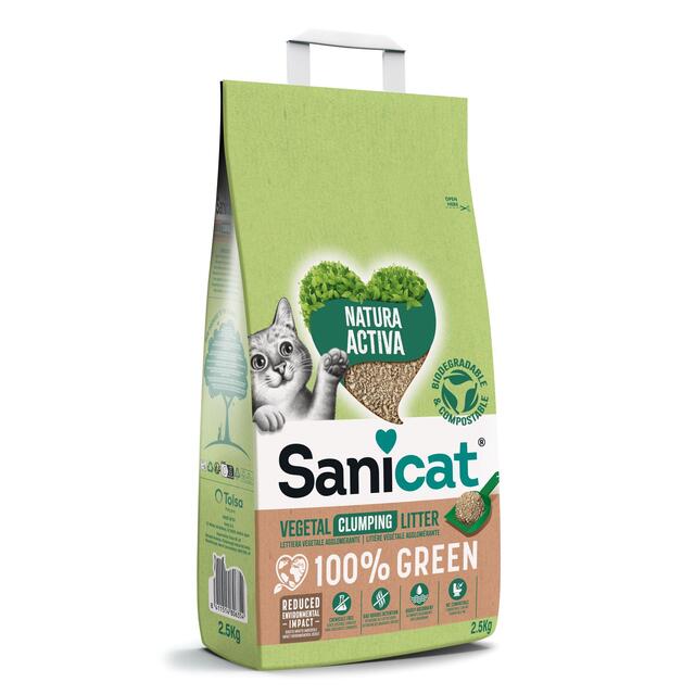 Sanicat Natura Activa 100% Green Clumping Cat Litter
