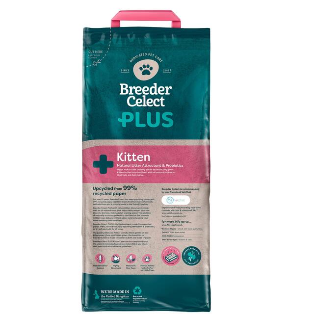 Breeder Celect Pro Biotic Kitten Paper Cat Litter thumbnail 2