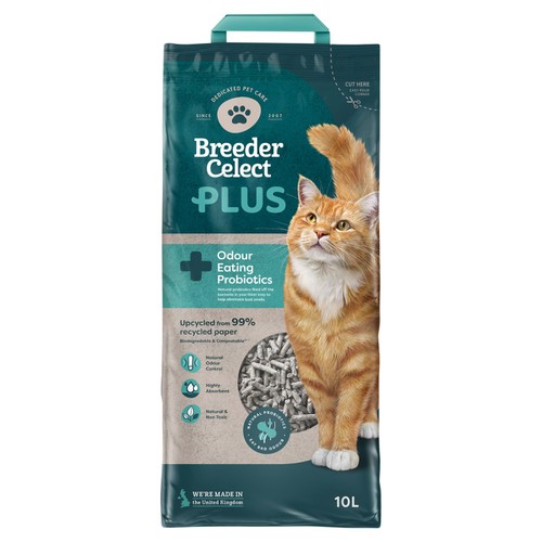 Breeder Celect Pro-Biotic Paper Cat Litter