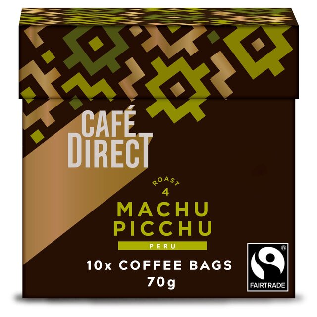 Cafedirect Fairtrade Machu Picchu Peru Coffee Bags thumbnail 2