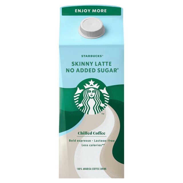 Starbucks Multiserve Skinny Latte No Added Sugar Iced Coffee thumbnail 2