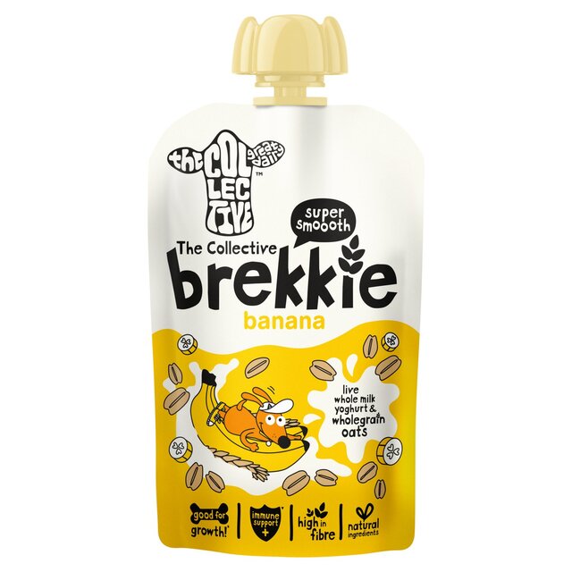The Collective Dairy Brekkie Banana & Oat Kids Yoghurt Pouch