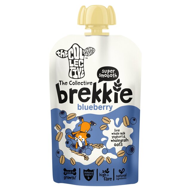 The Collective Dairy Brekkie Blueberry & Oat Kids Yoghurt Pouch