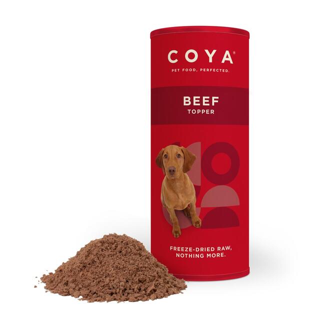 COYA Freeze-Dried Raw Adult Dog Food Topper Beef thumbnail 2