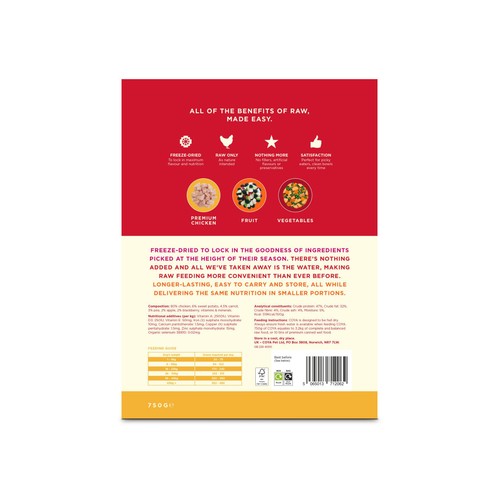 COYA Freeze-Dried Raw Adult Dog Food Chicken thumbnail 2