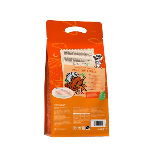 Meowing Heads Paw Lickin Chicken Dry Cat Food thumbnail 2